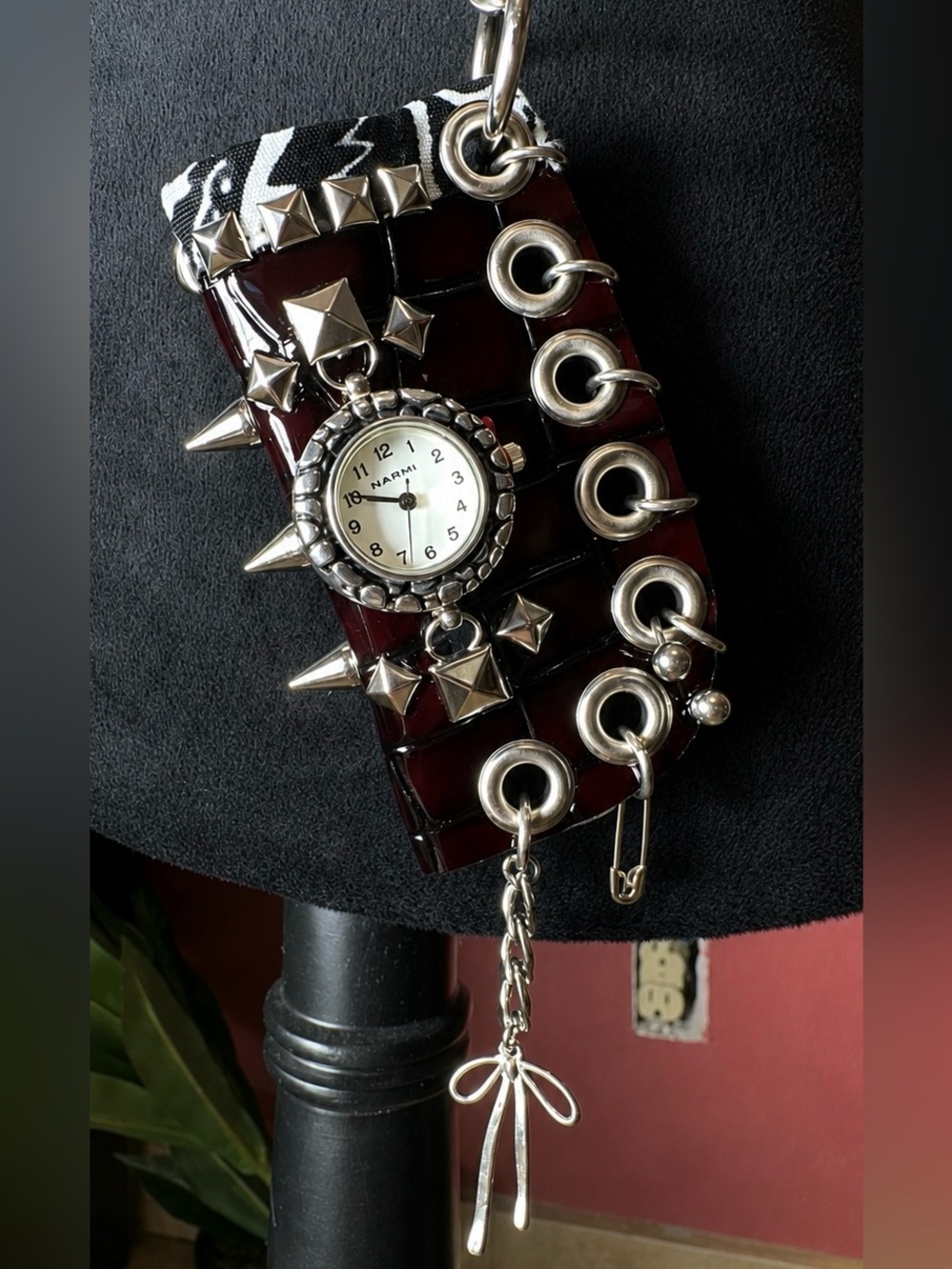 Edgy Handmade Studded Light-case Accessory